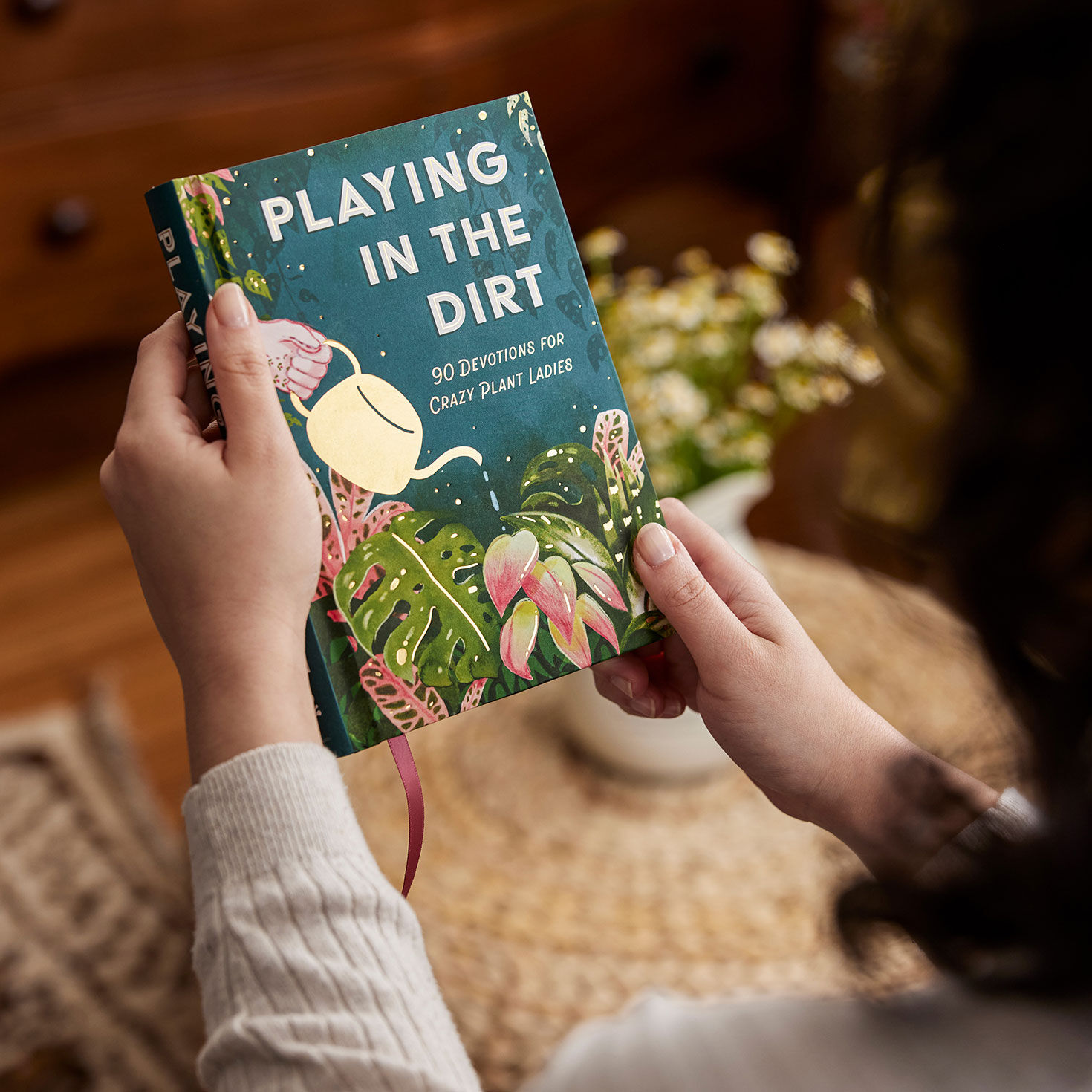 Playing in the Dirt Devotional Book in use image number 6