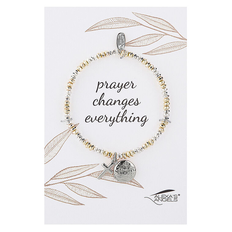 Roman Prayer Changes Everything Locket Bracelet, , large image number 2