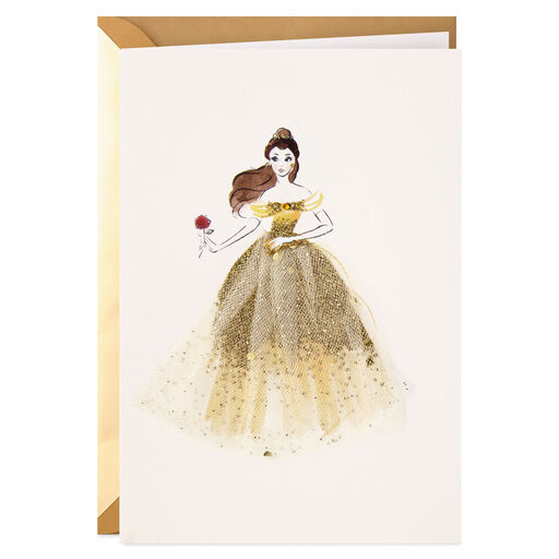 Disney Princess Belle Dreams Come True Birthday Card, 
