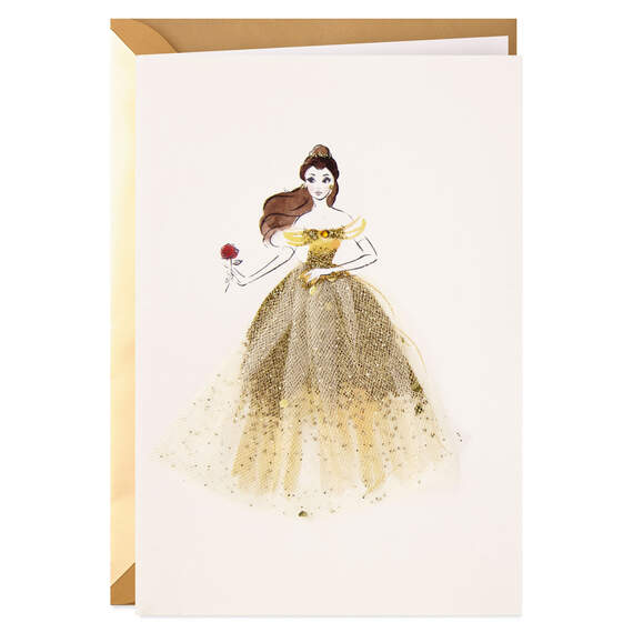 Disney Princess Belle Dreams Come True Birthday Card