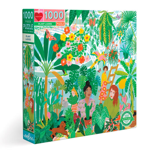 Plant Ladies 1000-Piece Square Jigsaw Puzzle, 
