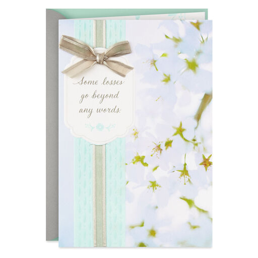 Prayers of Love Religious Sympathy Card for Loss of Child, 