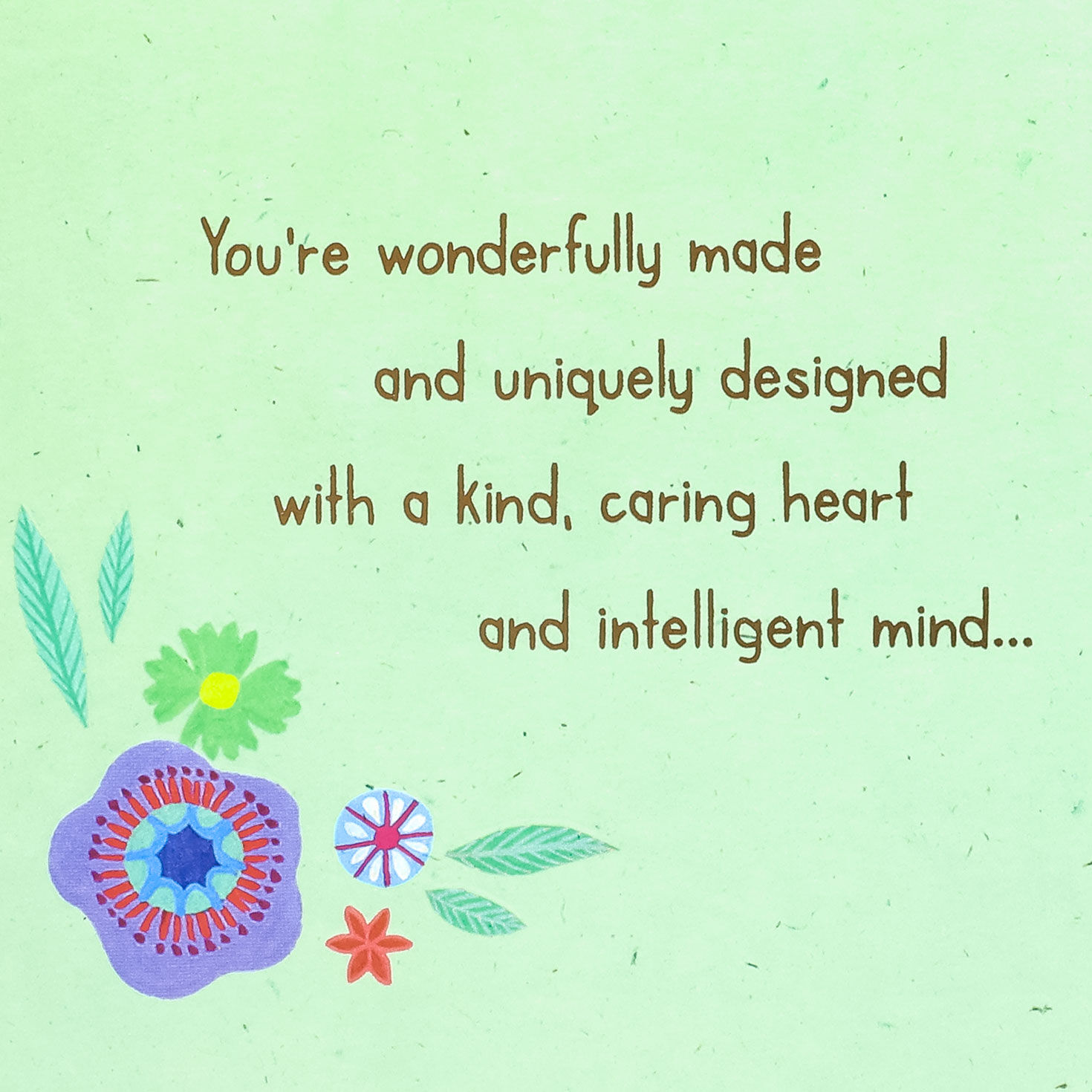 Floral Religious Birthday Card for Granddaughter Sentiment image number 2