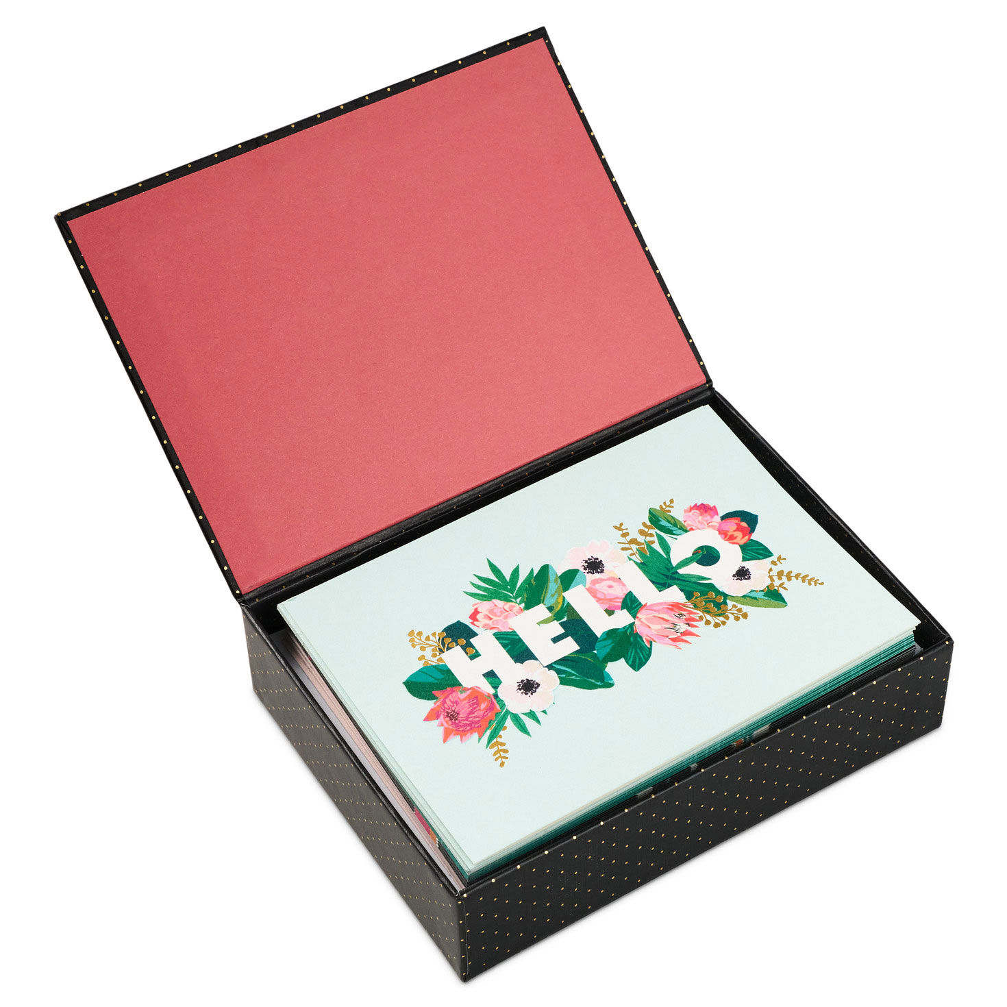 Stylish Florals Boxed Blank Note Cards Assortment package open image number 2