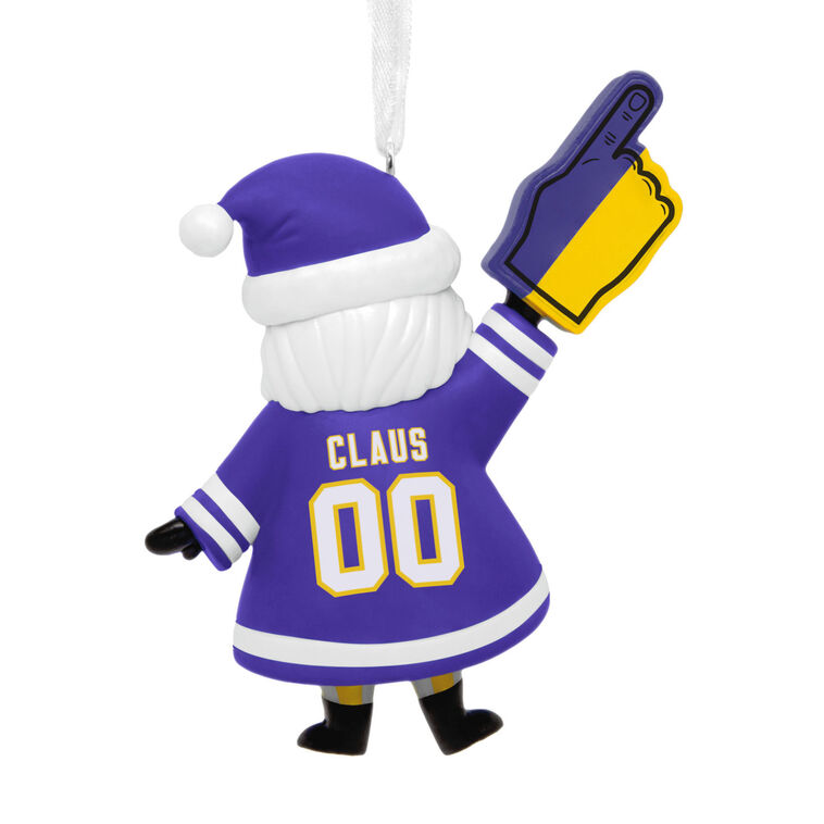 Los Angeles Rams Santa Fan Christmas Ornament back image number 6