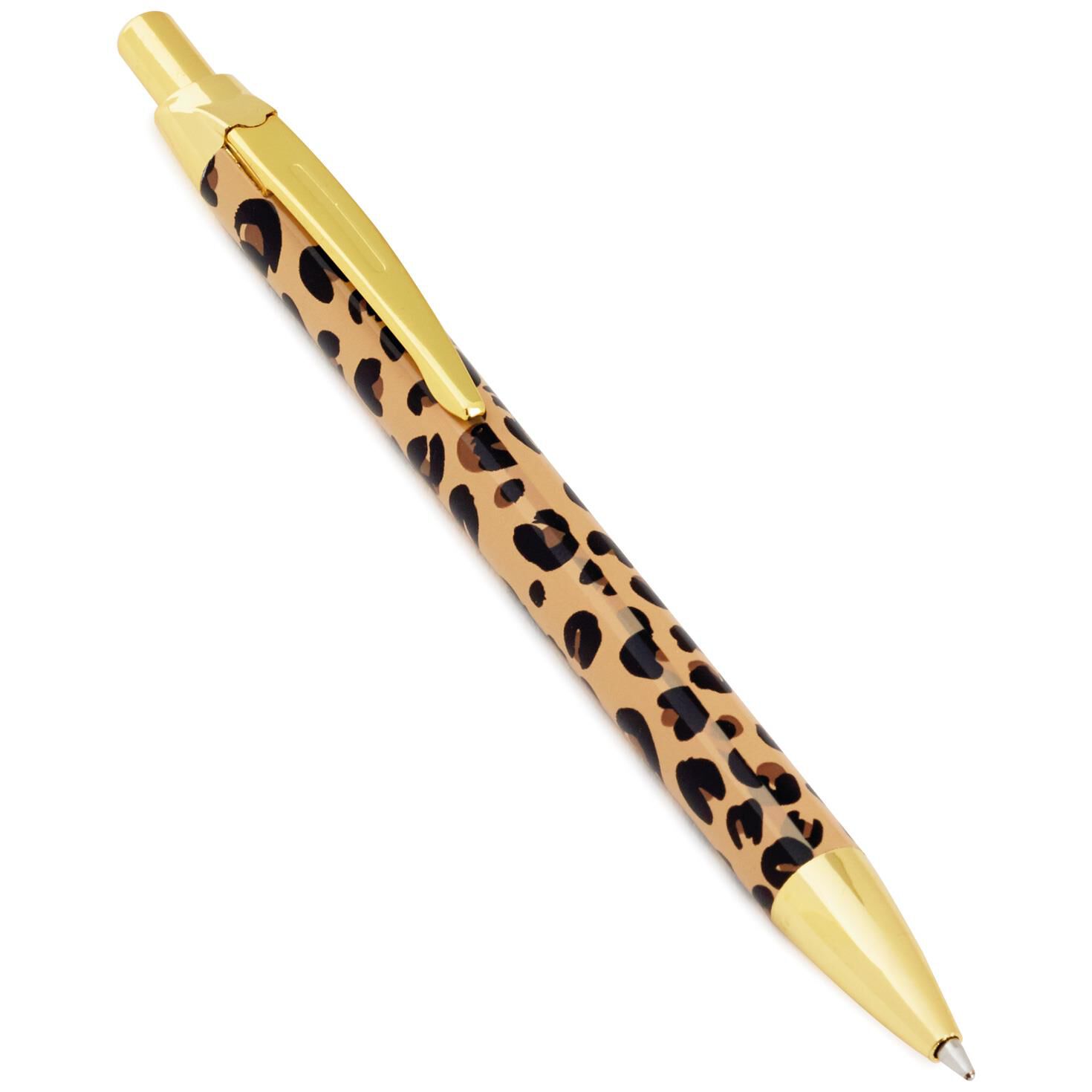 Leopard Print Pen Desk Accessories Hallmark