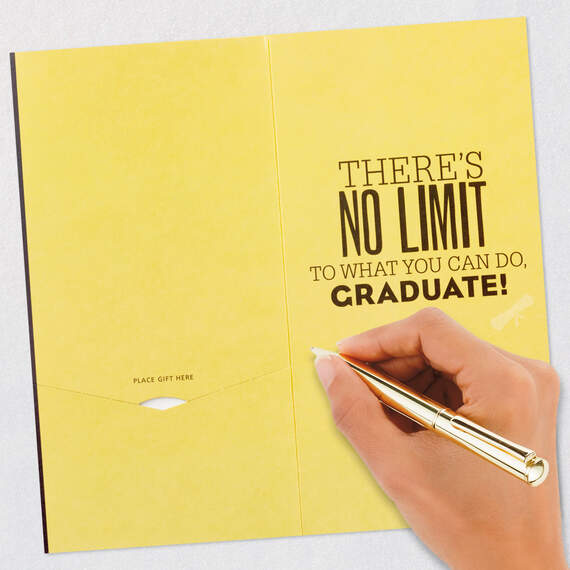 No Limit to What You Can Do Money Holder Graduation Card, , large image number 7