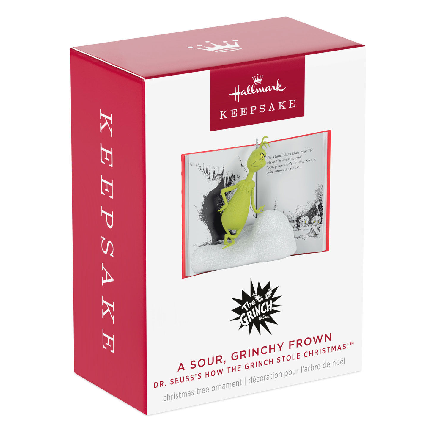 How the Grinch Stole Christmas Book Ornament package front image number 5