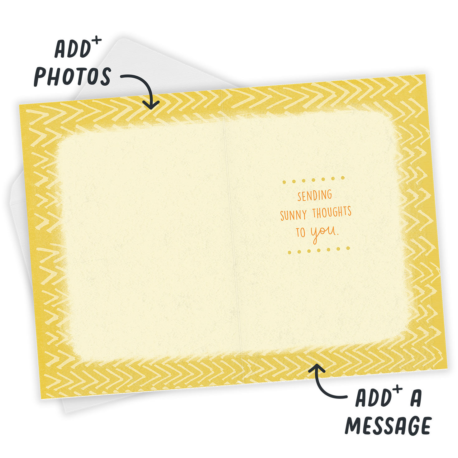 Sunny Thoughts Custom Thinking of You Card, , large image number 3