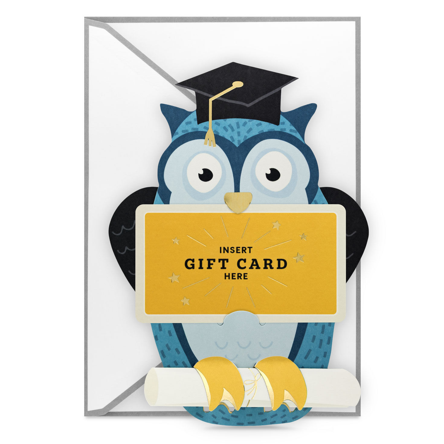 Owl Amazing You Paper Craft Money Holder Graduation Card