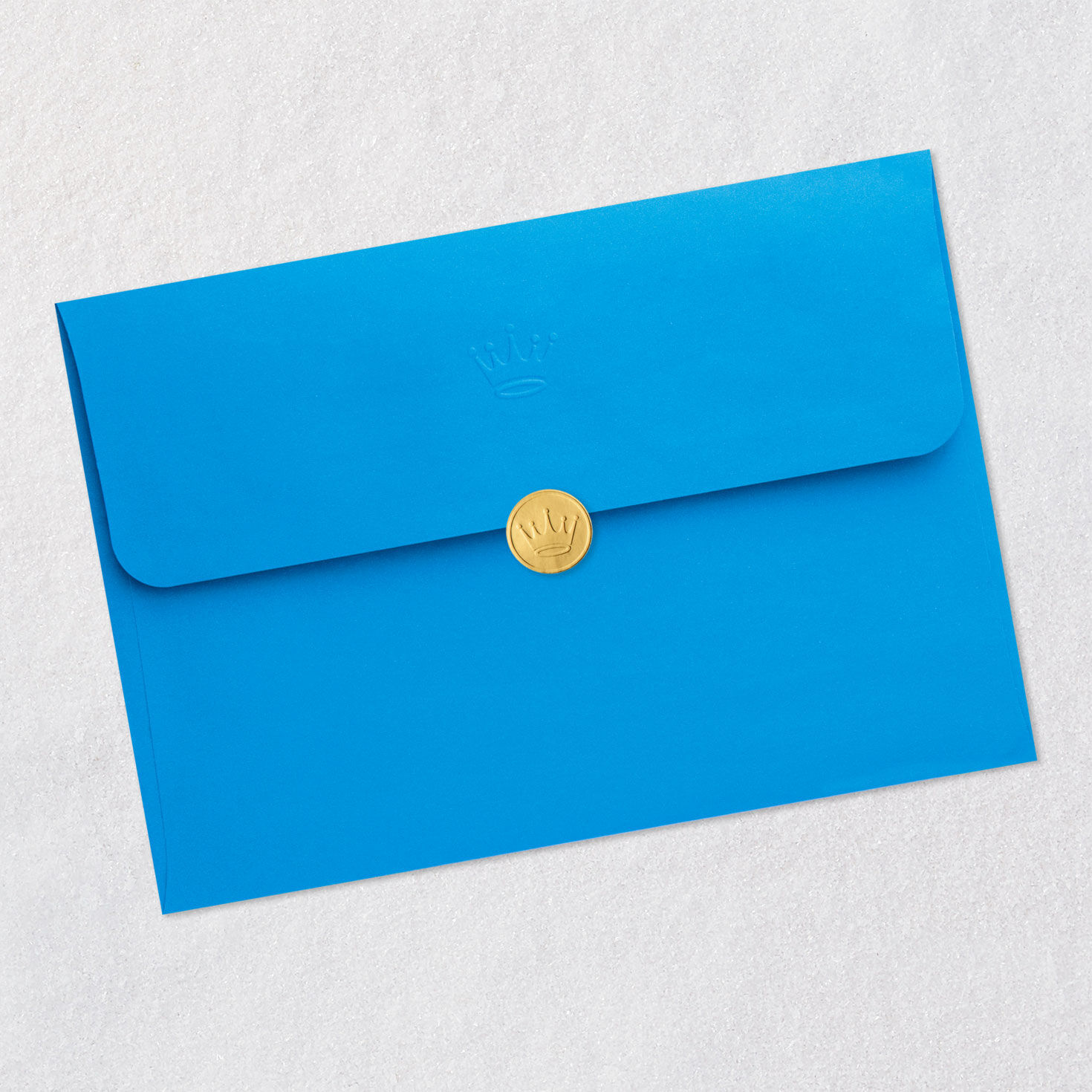 Worlds Best Dad Trophy 3D Pop-Up Father's Day Card Envelope Back with Seal image number 7