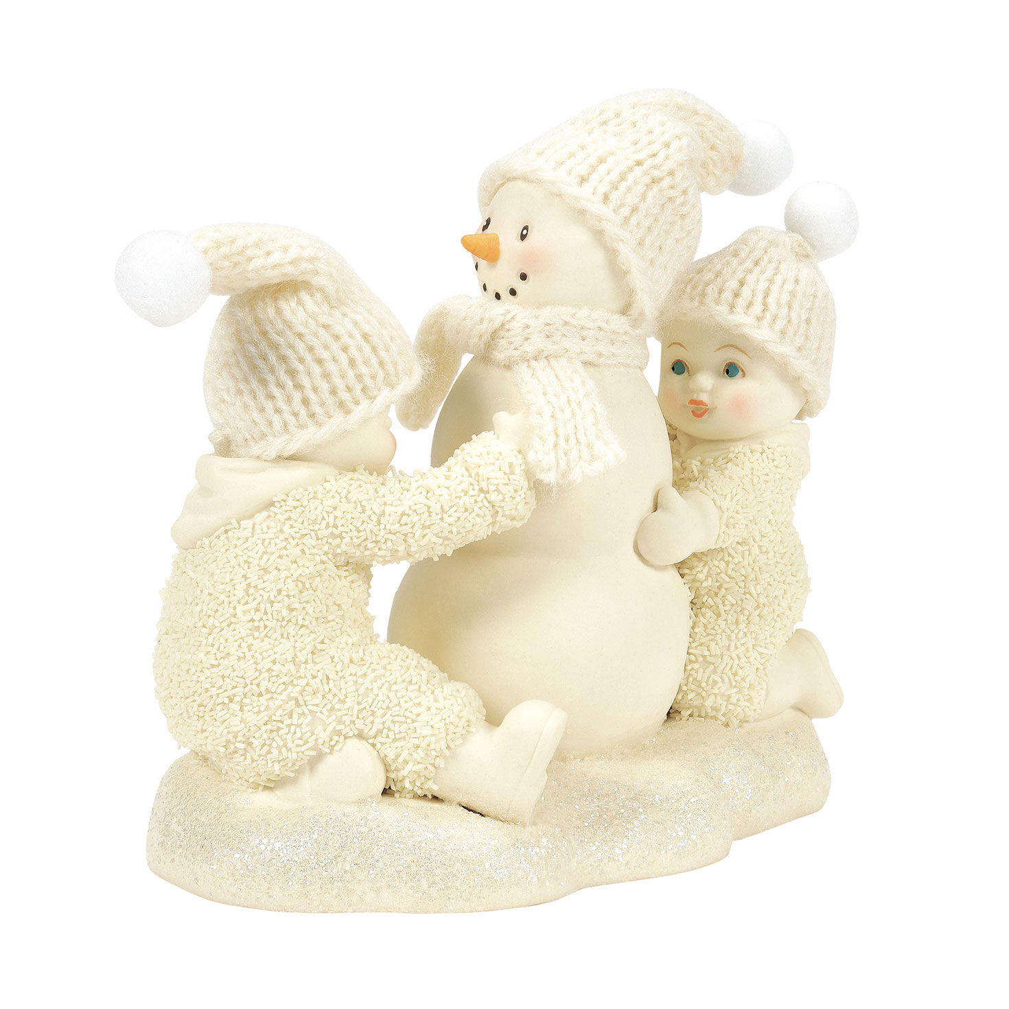 美品　babies スノーベイビーズ　 MINITURES Vintage Snow Baby Sugared Figure Ornament MCM 1960 1970
