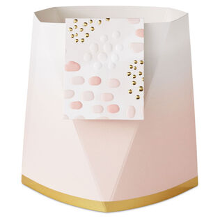 Build-a-Bouquet Pink Ombré Pop-Up Paper Vase With Mini Card
