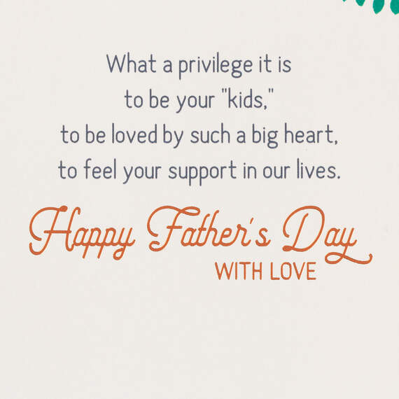 Privilege to Be Your "Kids" Father's Day Card for Dad From Both, , large image number 2