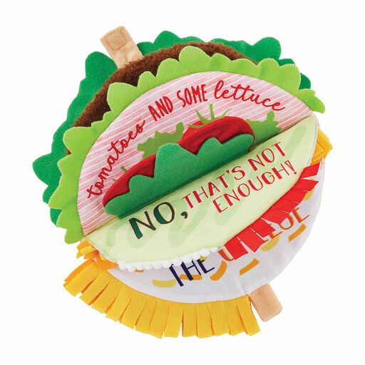 Mud Pie Taco 'Bout Yummy Plush Children's Book, 