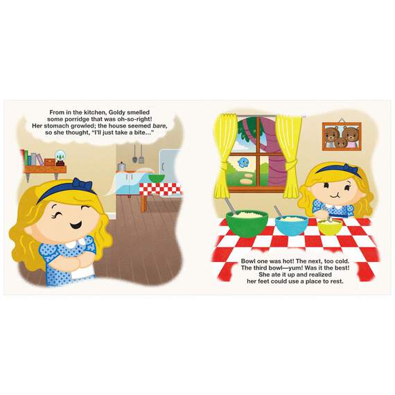 itty bittys® Goldilocks and the Three Bears Storybook and Stuffed Animal Set, , large image number 4