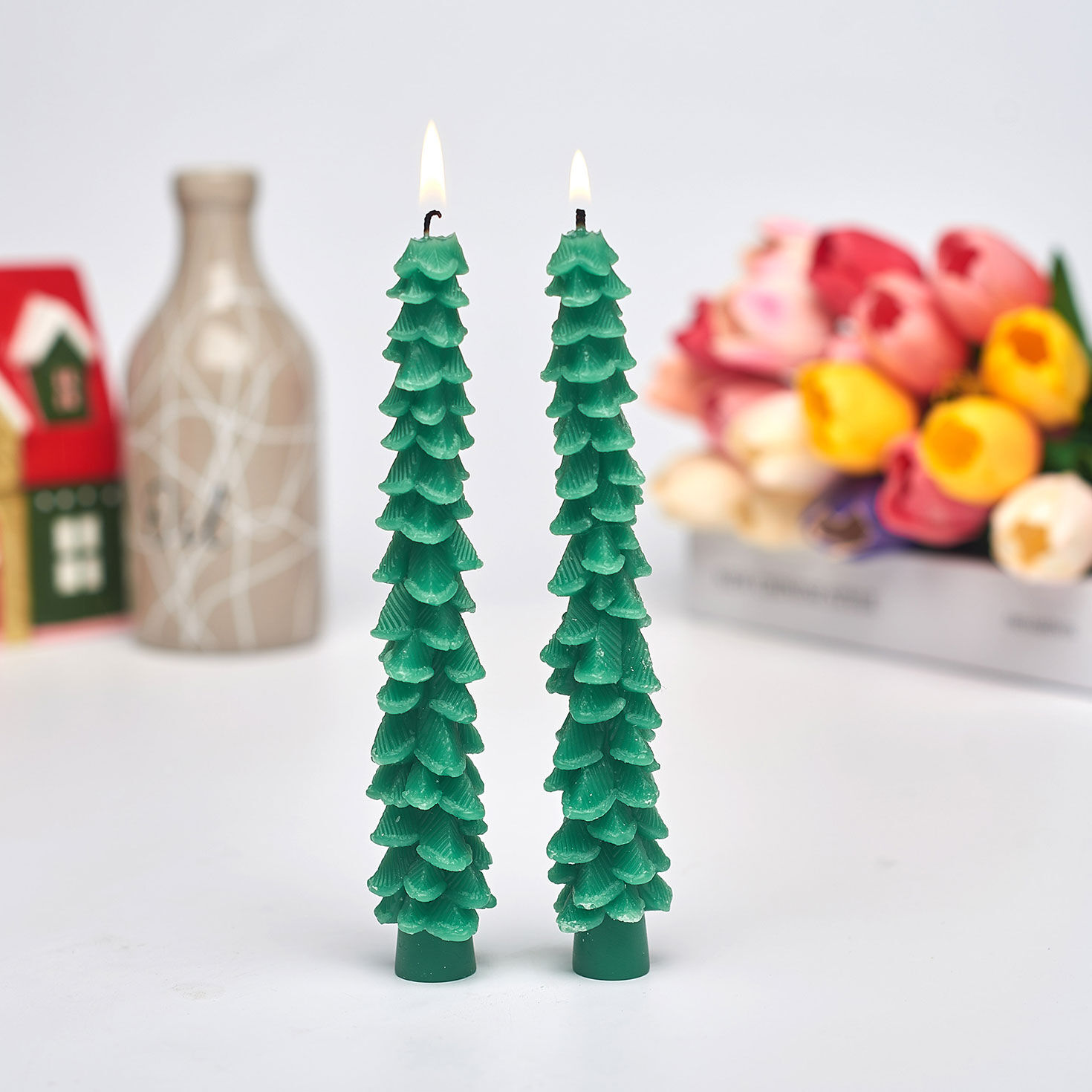 Green Tree Taper Candles, Set of 2 for only USD 9.99 | Hallmark