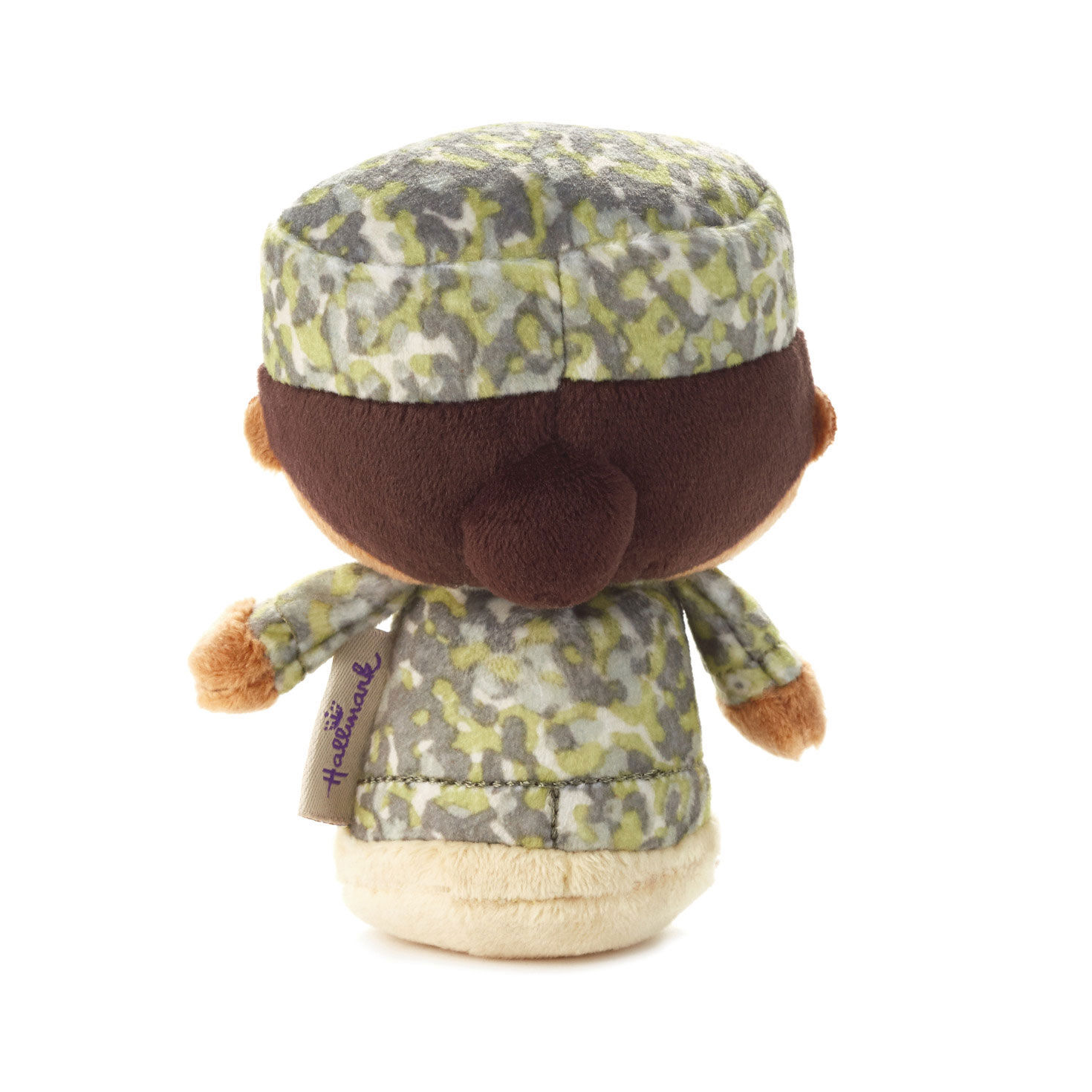 itty bittys&reg; Black Woman in Green Camo Plush, , large image number 3
