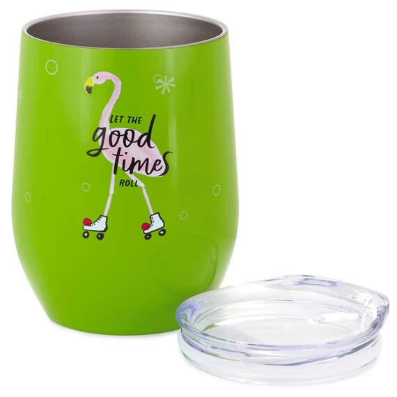 Good Times Roll Stainless Steel Stemless Wine Tumbler, , large image number 2