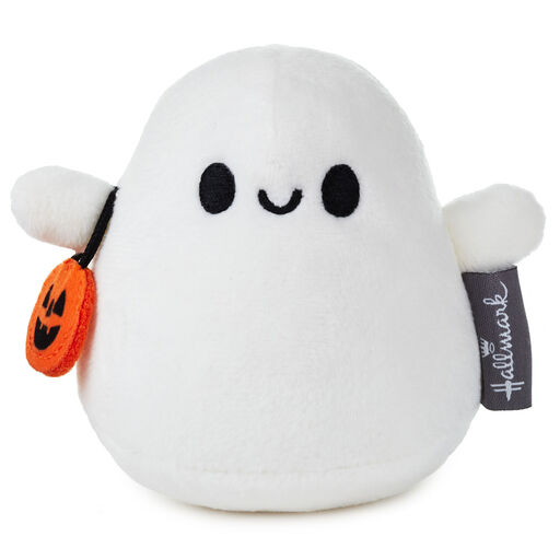 Ghost Zip-a-Long Plush Toy, 3.5", 