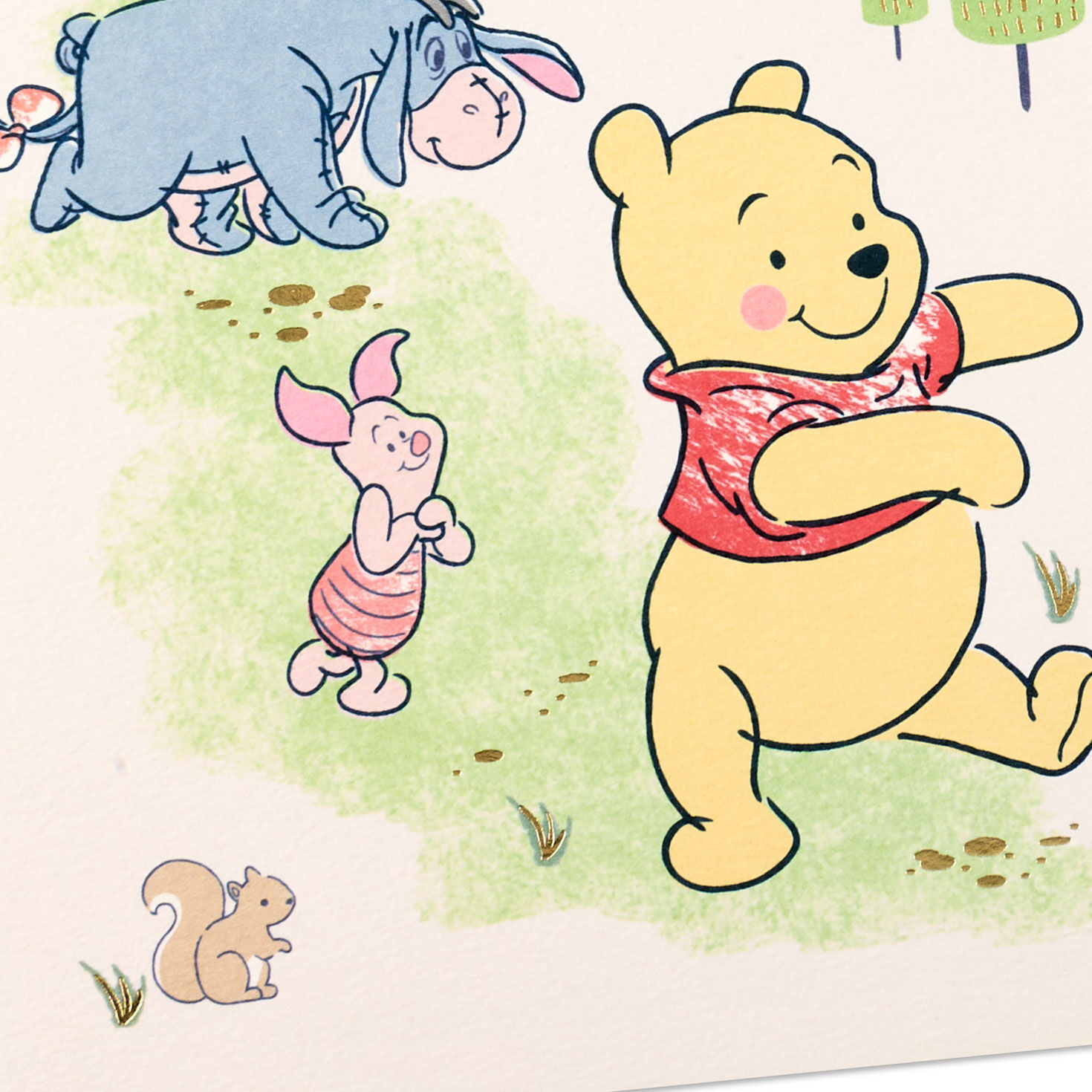 Disney Winnie the Pooh Birthday Card for Kids Card Front Detail image number 5