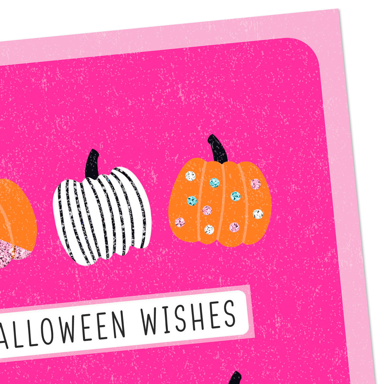 Halloween Wishes Sparkly Pumpkins Halloween Card for only USD 0.99 | Hallmark