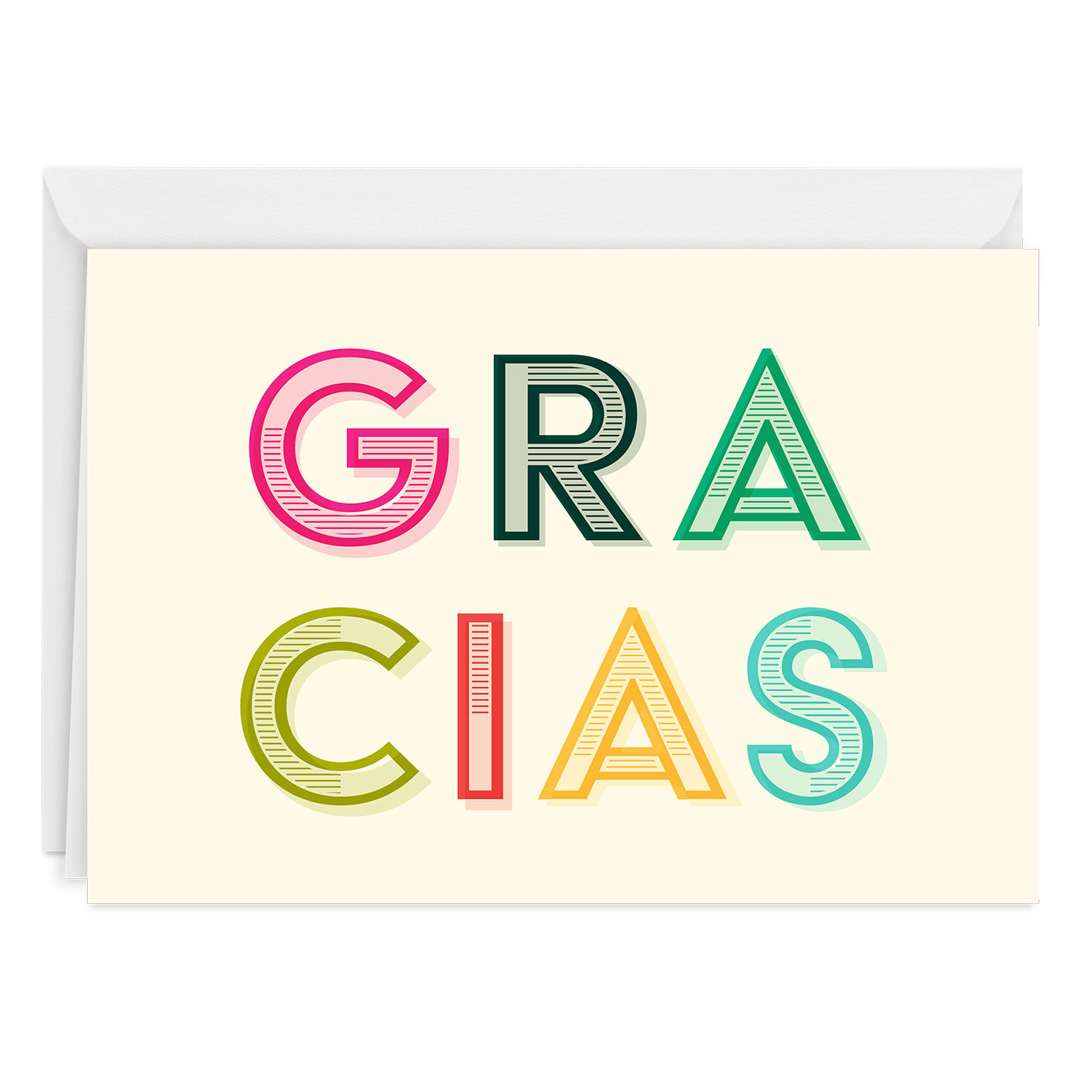 Gracias Spanish-Language Custom Thank You Card