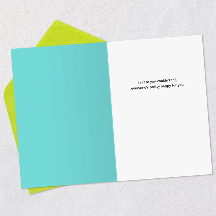 Smiling Chipmunk Funny Congrats Card  image number 3