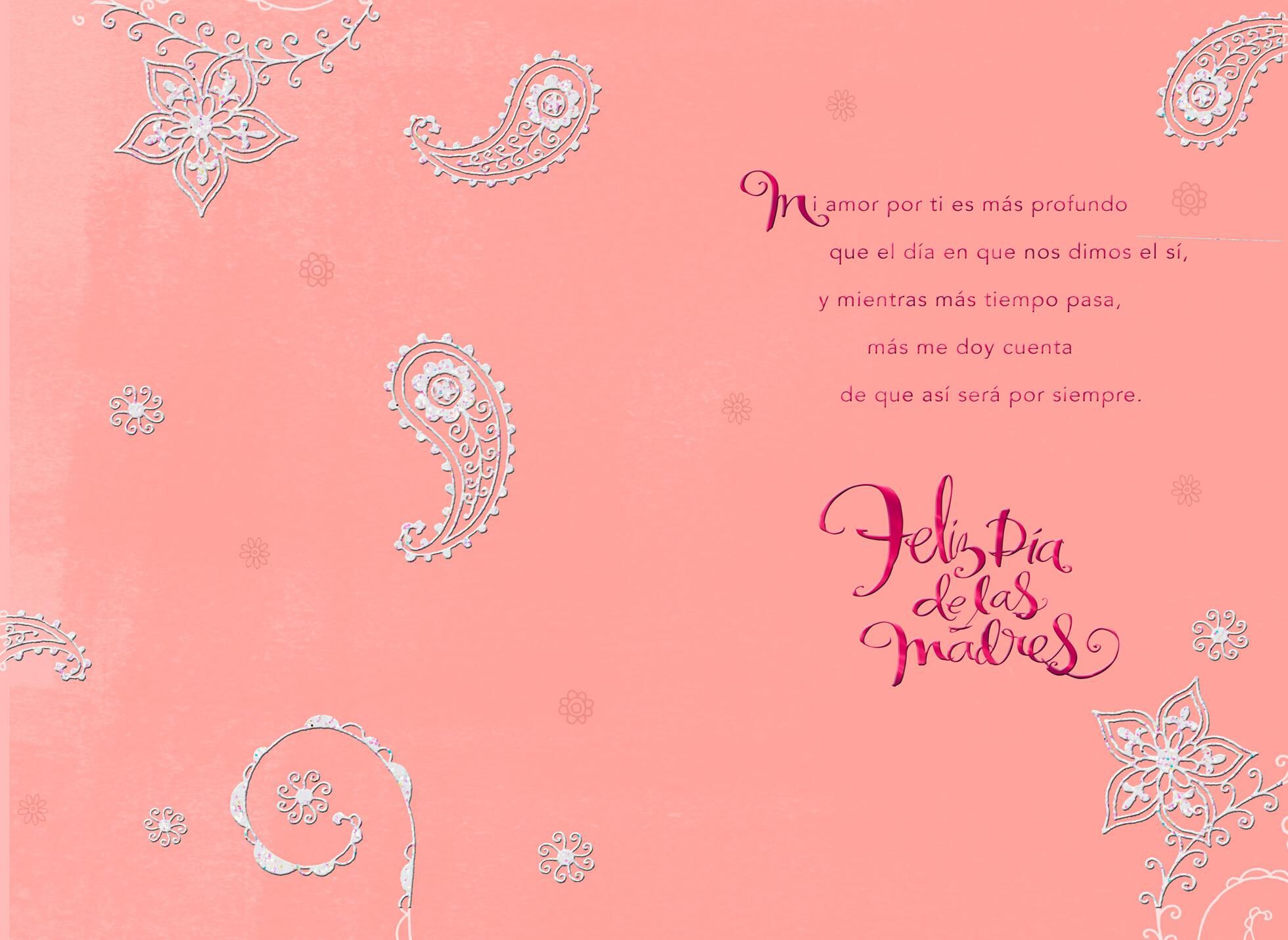 Our Sweet Life Together Spanish-Language Mother's Day Card for Wife