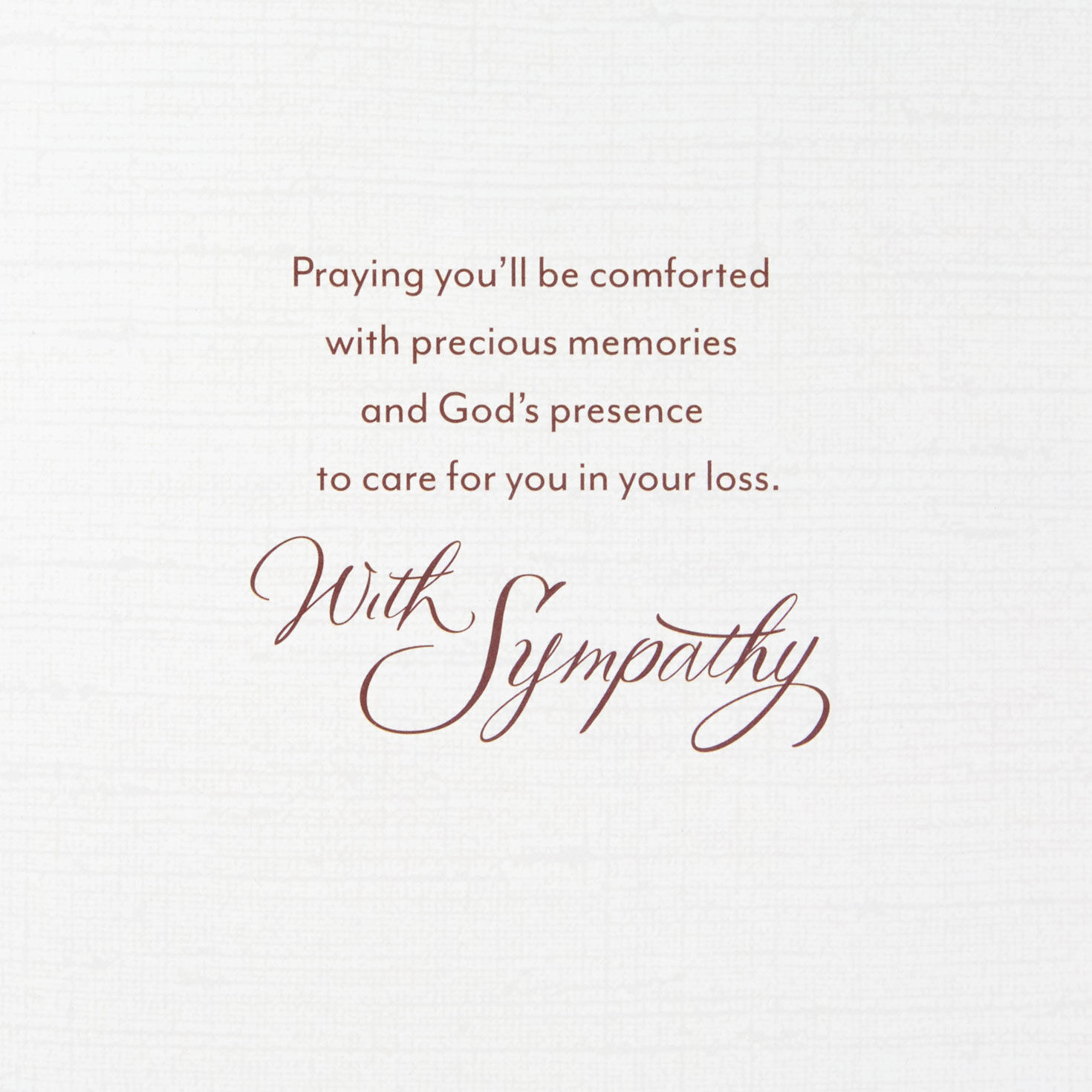 A Journey Remembered Religious Sympathy Card for only USD 3.99 | Hallmark