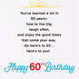 Simply Spectacular Musical Light-Up 60th Birthday Card, , large image number 2