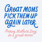 You're a Great Mom Funny Mother's Day Card, , large image number 2