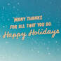 Many Thanks for All You Do Christmas Card for Teacher, , large image number 2