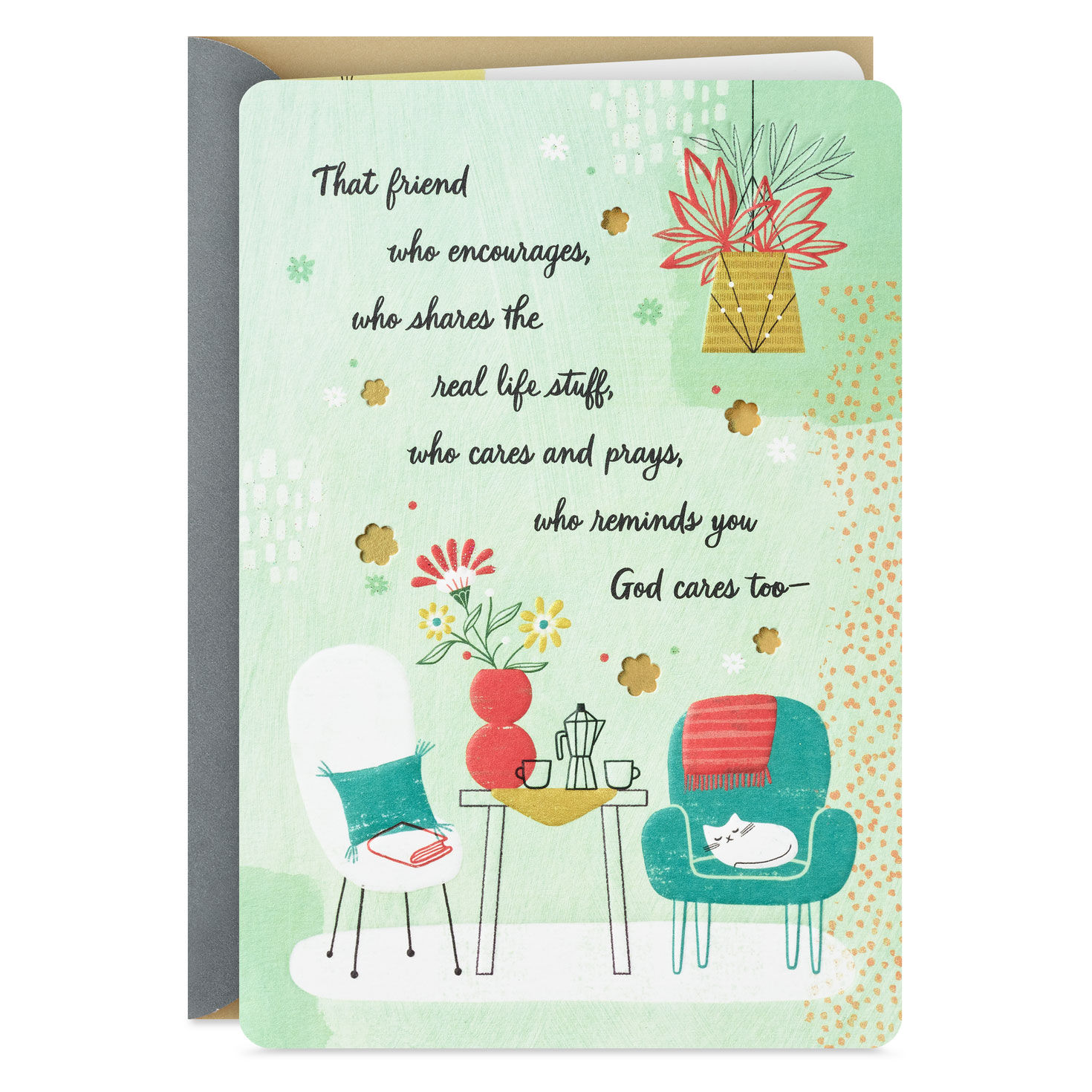 Thankful for the Blessing You Are Religious Encouragement Card for Friend