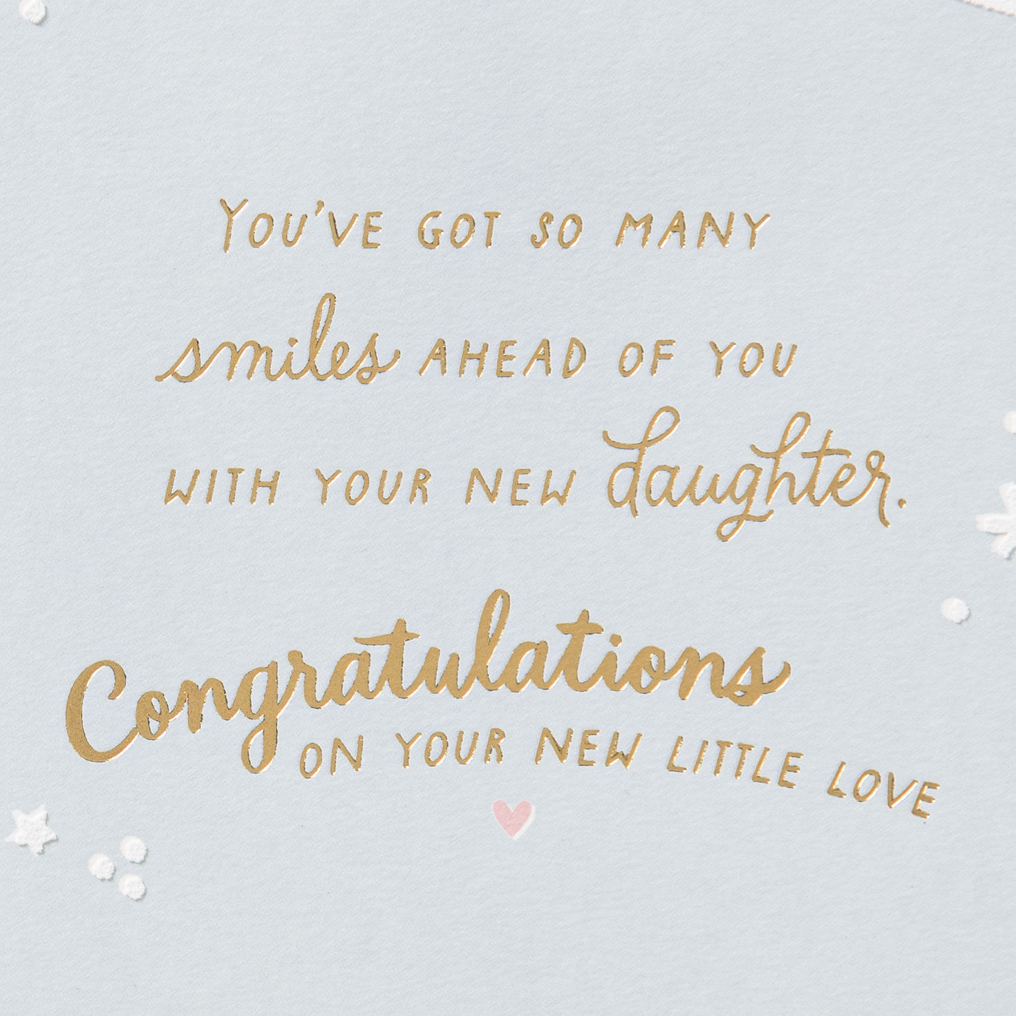 Smiles, Snuggles and Love New Baby Girl Card for only USD 7.99 | Hallmark