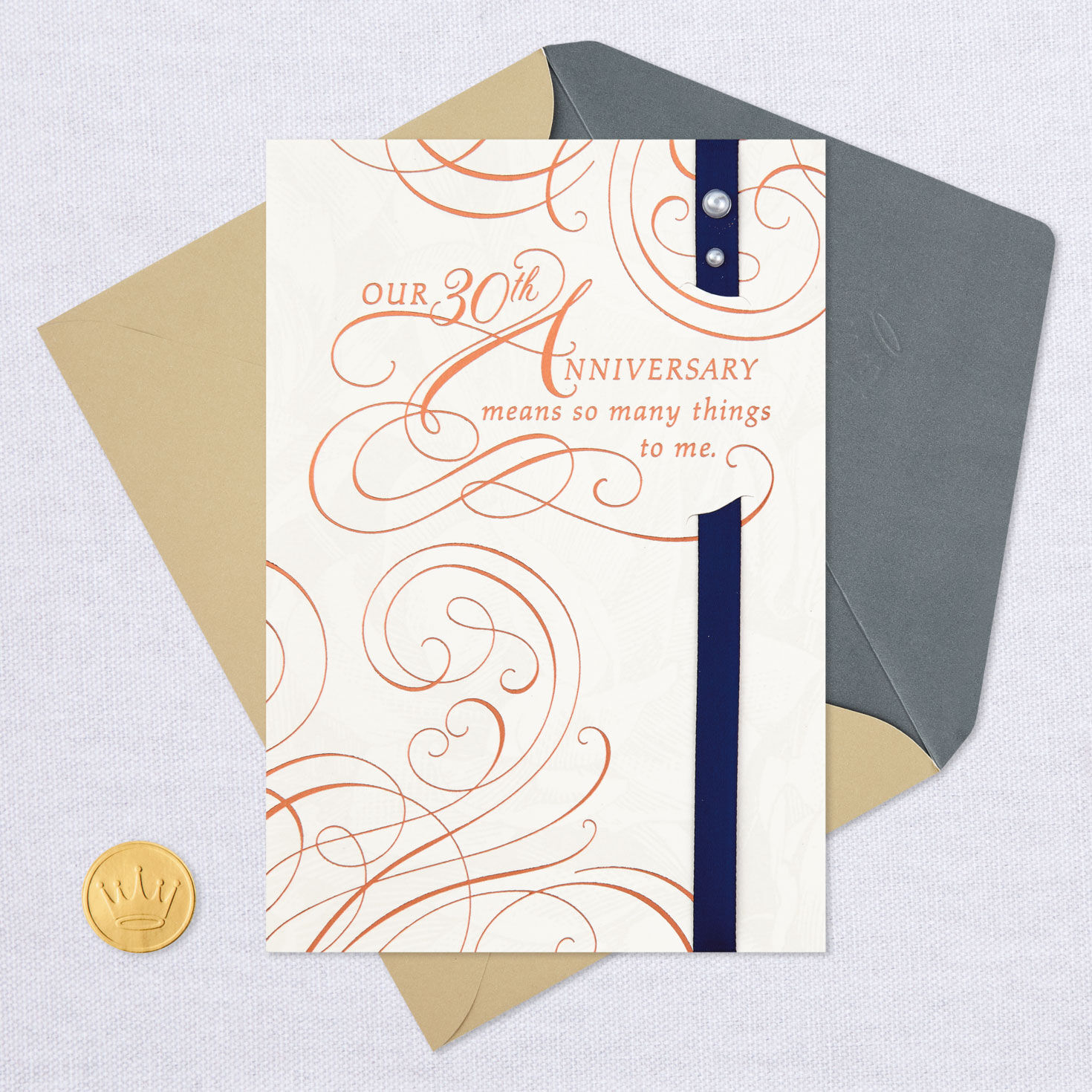 Another Year of Loving You 30th Anniversary Card - Greeting Cards ...