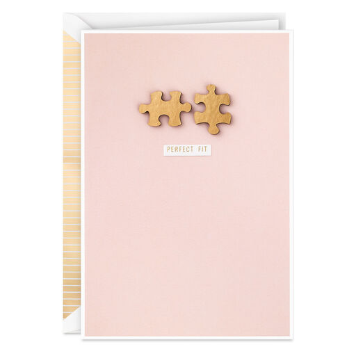 Perfect Fit Romantic Valentine's Day Card, 