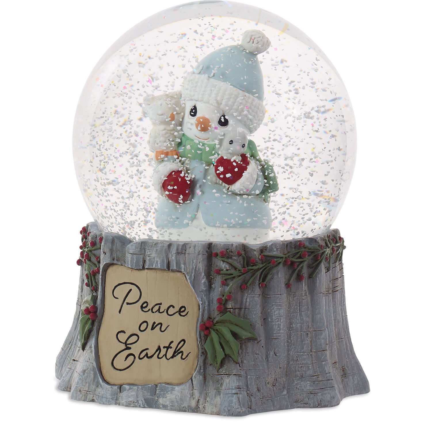 father daughter snow globes
