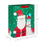 15.5" Santa and Llama Christmas Gift Bag, , large image number 3