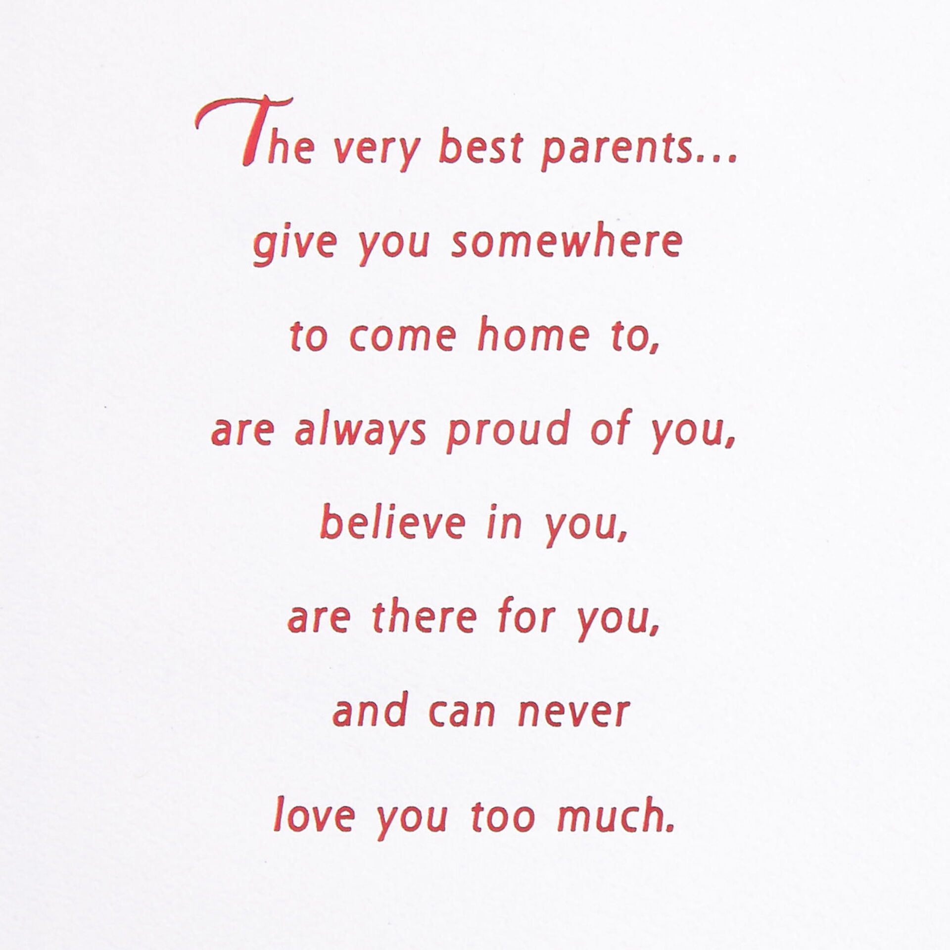 The Very Best Parents Christmas Card For Mom And Dad Greeting Cards Hallmark