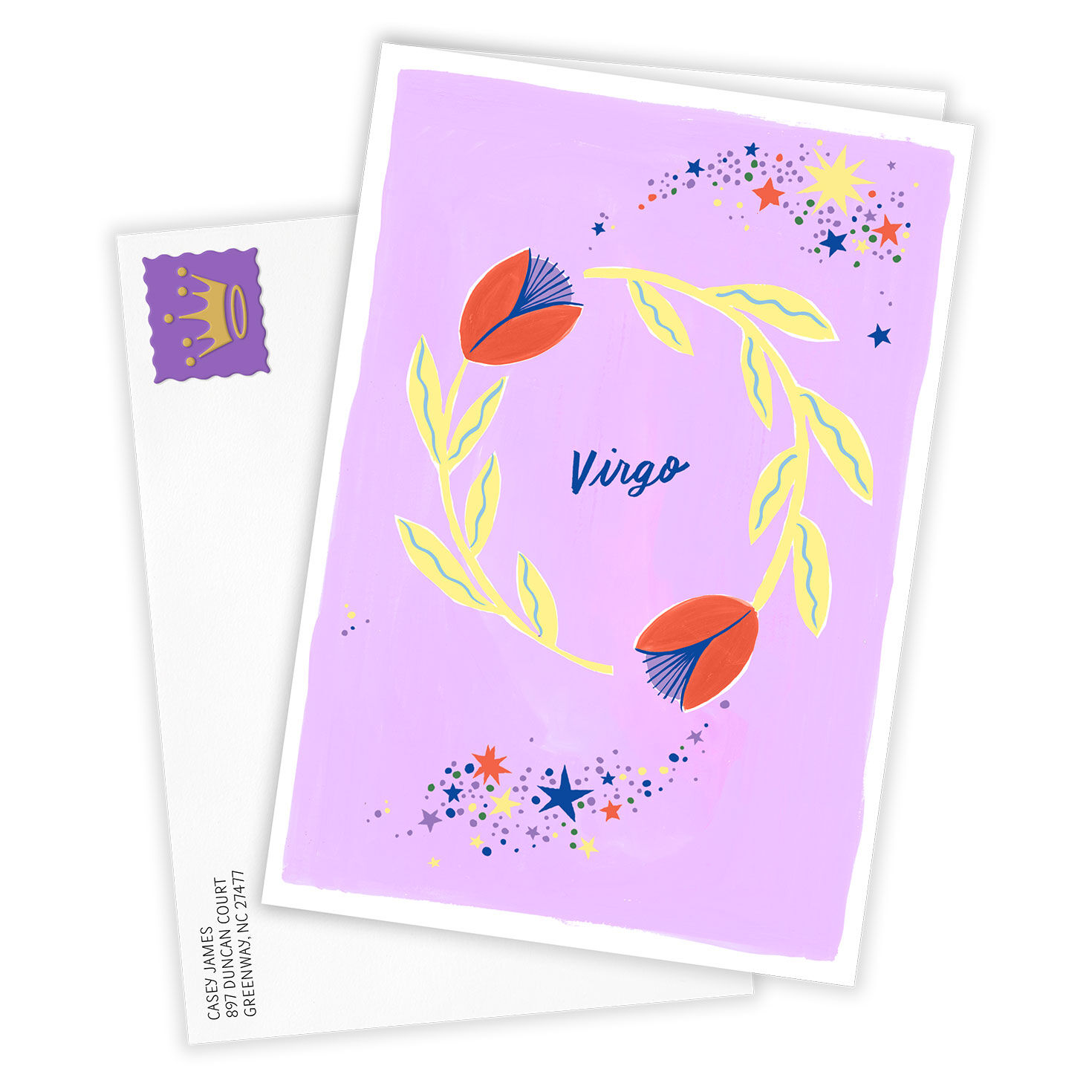 Bold and Bright Virgo Zodiac Custom Card for only USD 4.99 | Hallmark