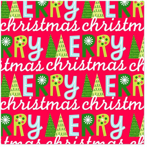 Wring Paper Rolls Reversible Hallmark Merry Christmas Trees Wring Paper Roll 25 Sq Ft Tree