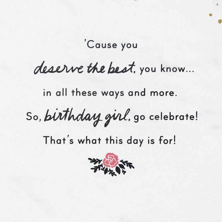 The Most Perfect Day Birthday Card for Her, , large image number 5