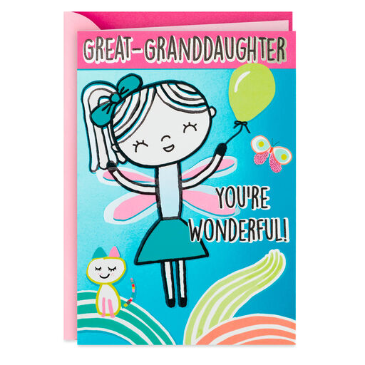Something Magical Birthday Card for Great-Granddaughter, 