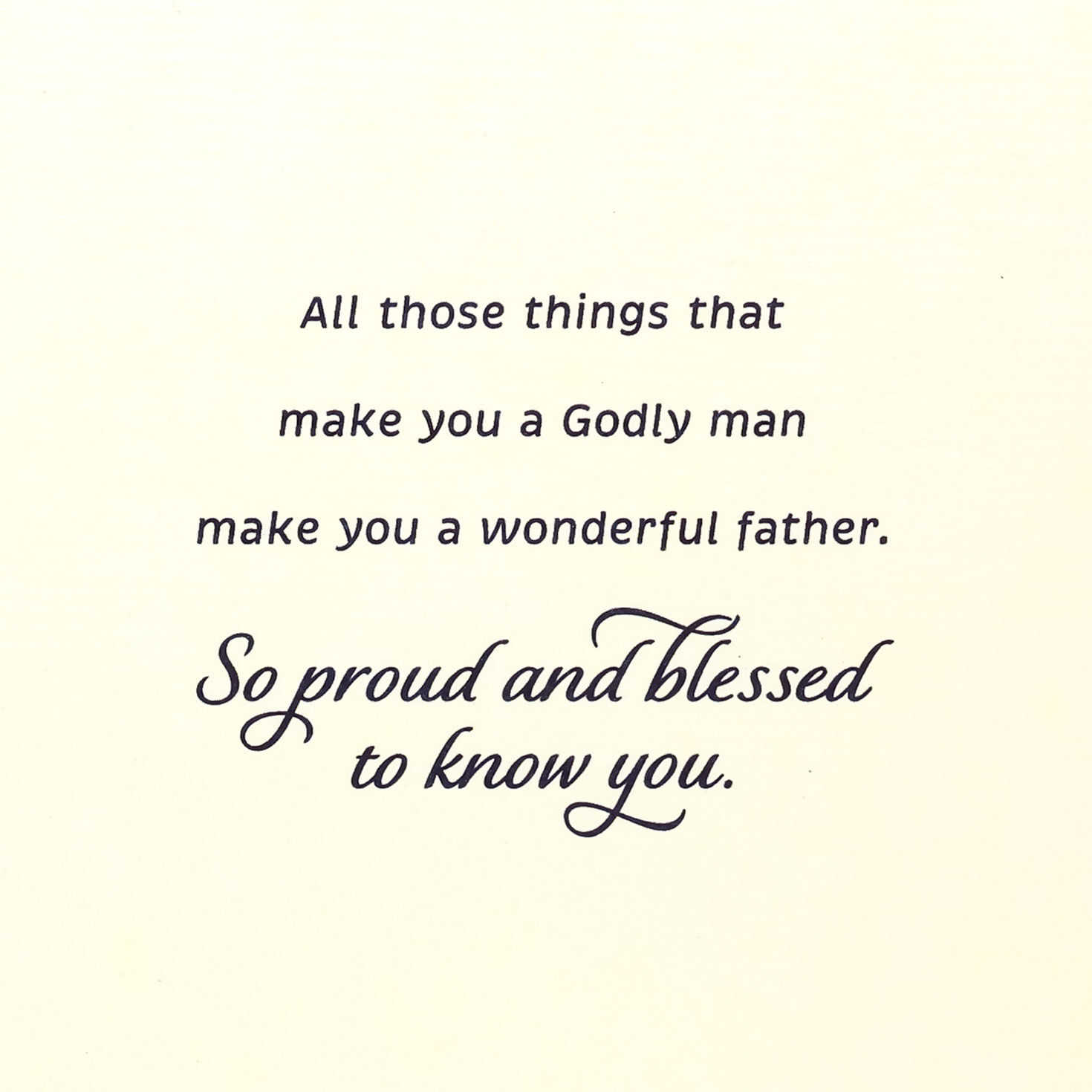 Black Man Praising God Religious Father's Day Card sentiment image number 3