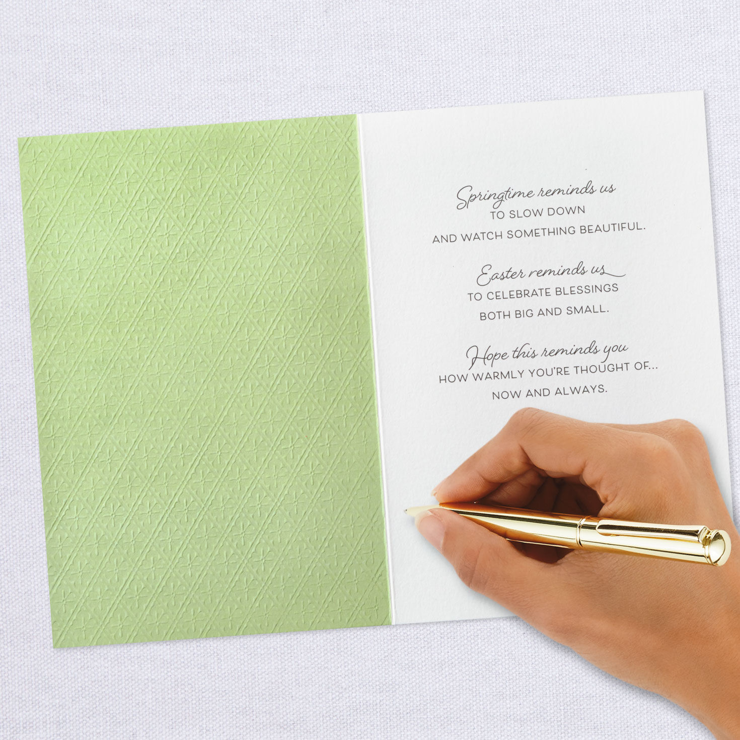 Marjolein Bastin Springtime Flower Bouquet Easter Card, , large image number 6