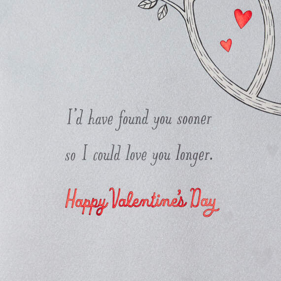 Cute Sloth Love You Longer Valentine's Day Card, , large image number 2