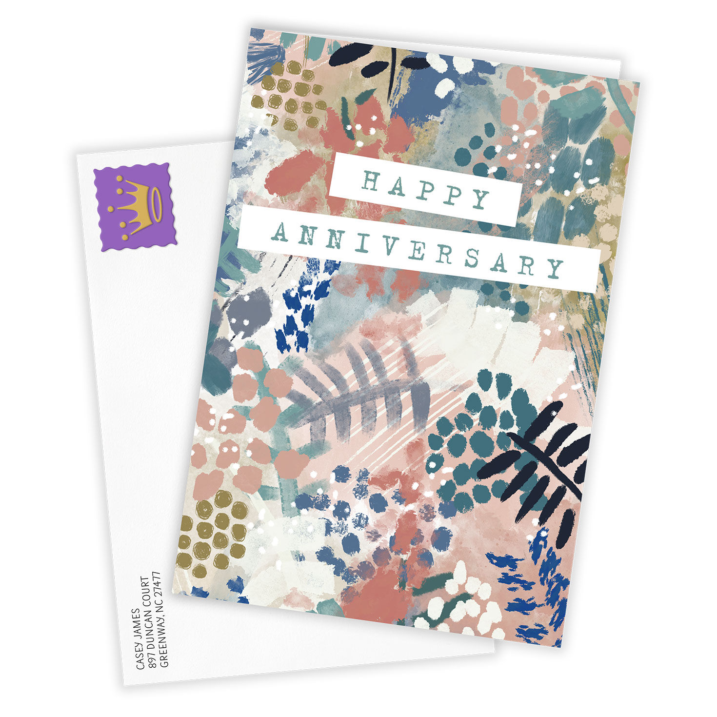 Love, Laugh and Learn Custom Anniversary Card, , large image number 2