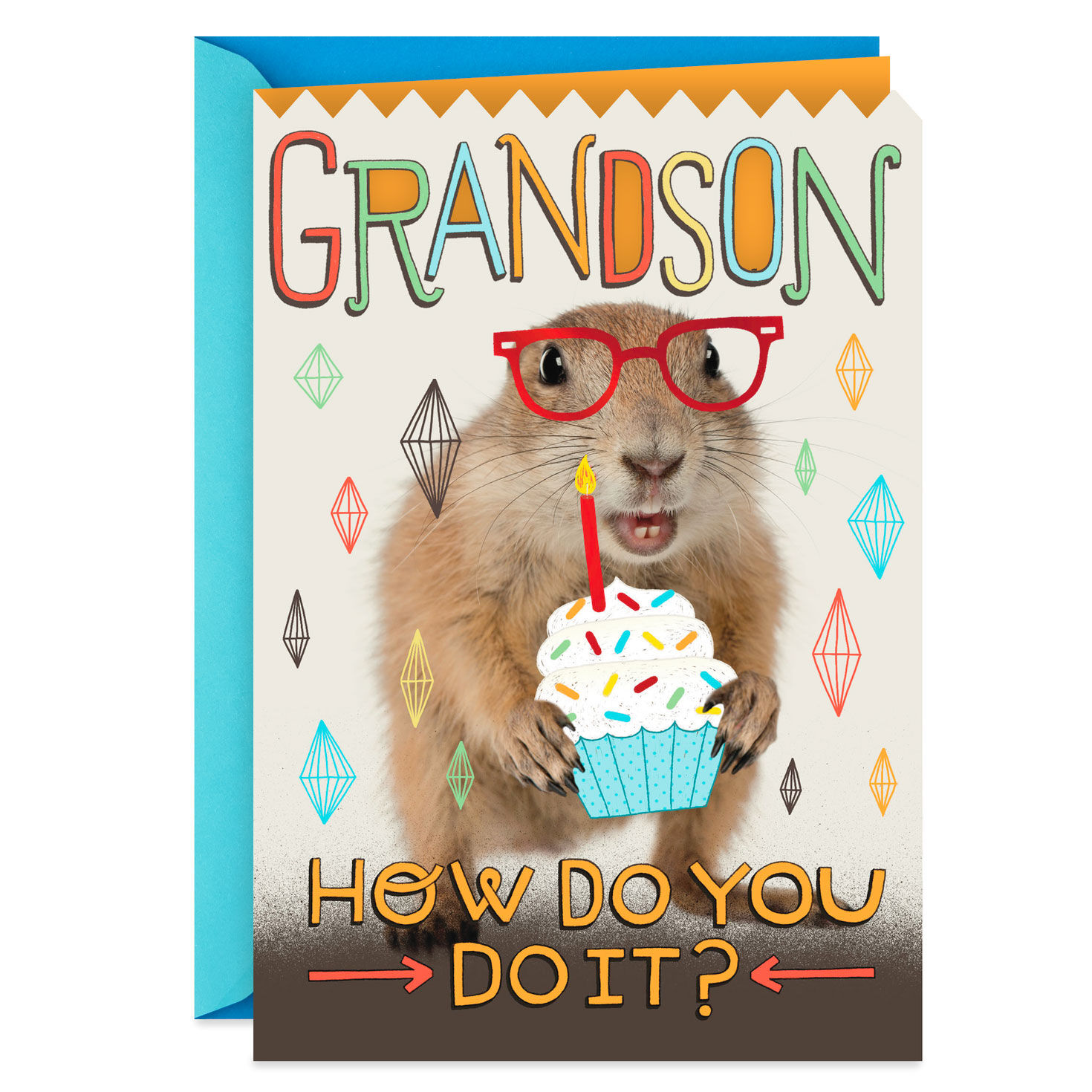 Medium Hallmark Finding Dory Birthday Card /'Fun Activity/' Grandson