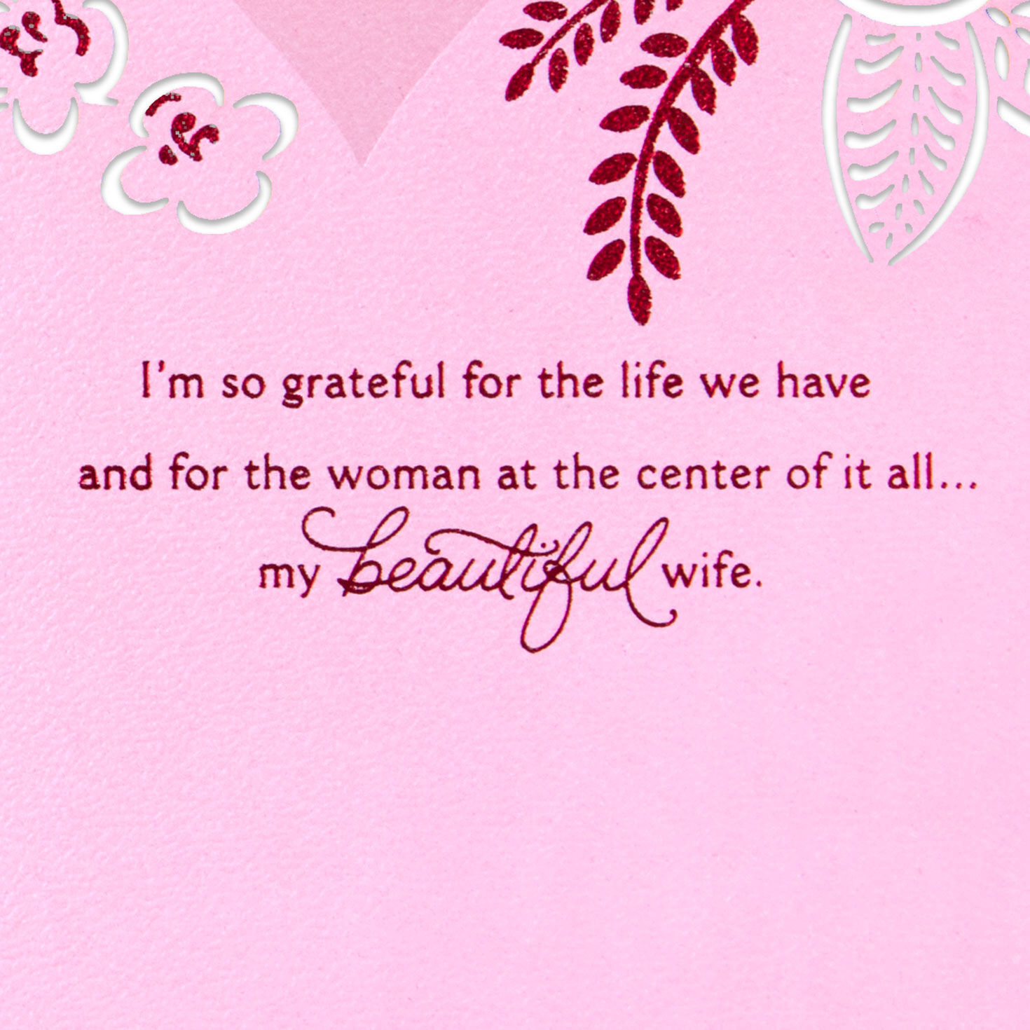 You're the Heart and Soul of It All Valentine's Day Card for Wife, , large image number 3